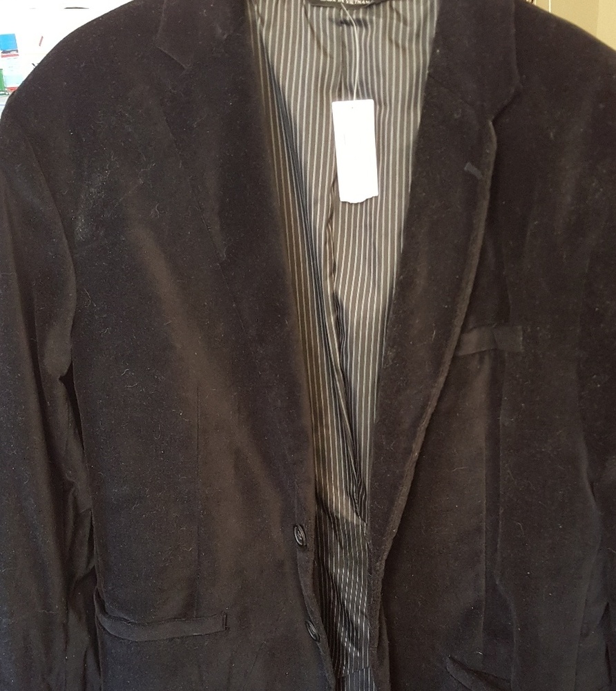 💥Brand New- Black Velvet Blazer